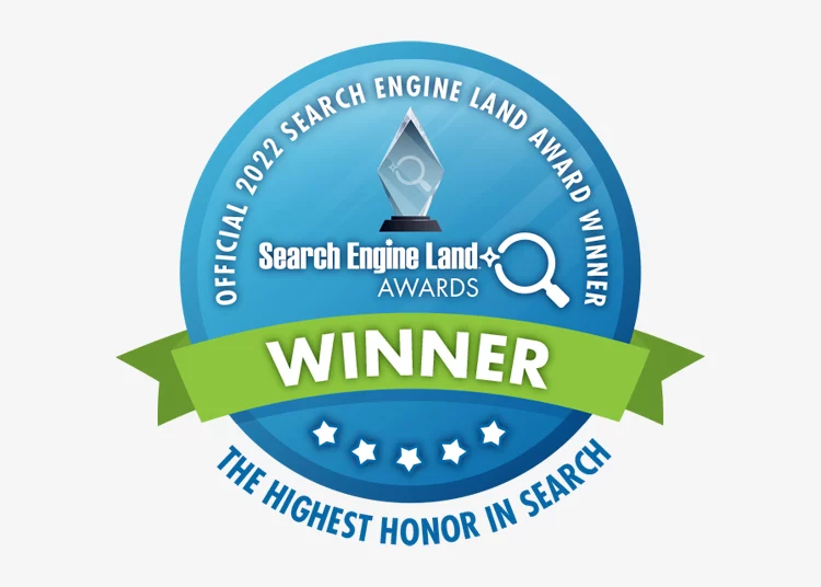 2022 Search Engine Land Award Winner