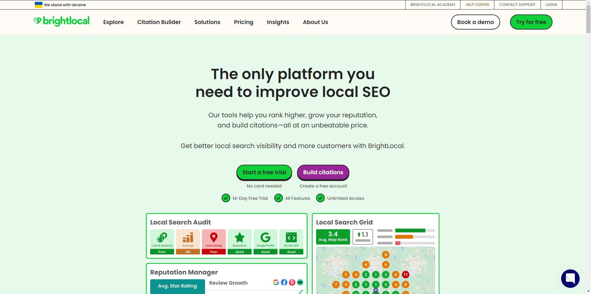Best All-Round Local SEO Tool: Bright Local