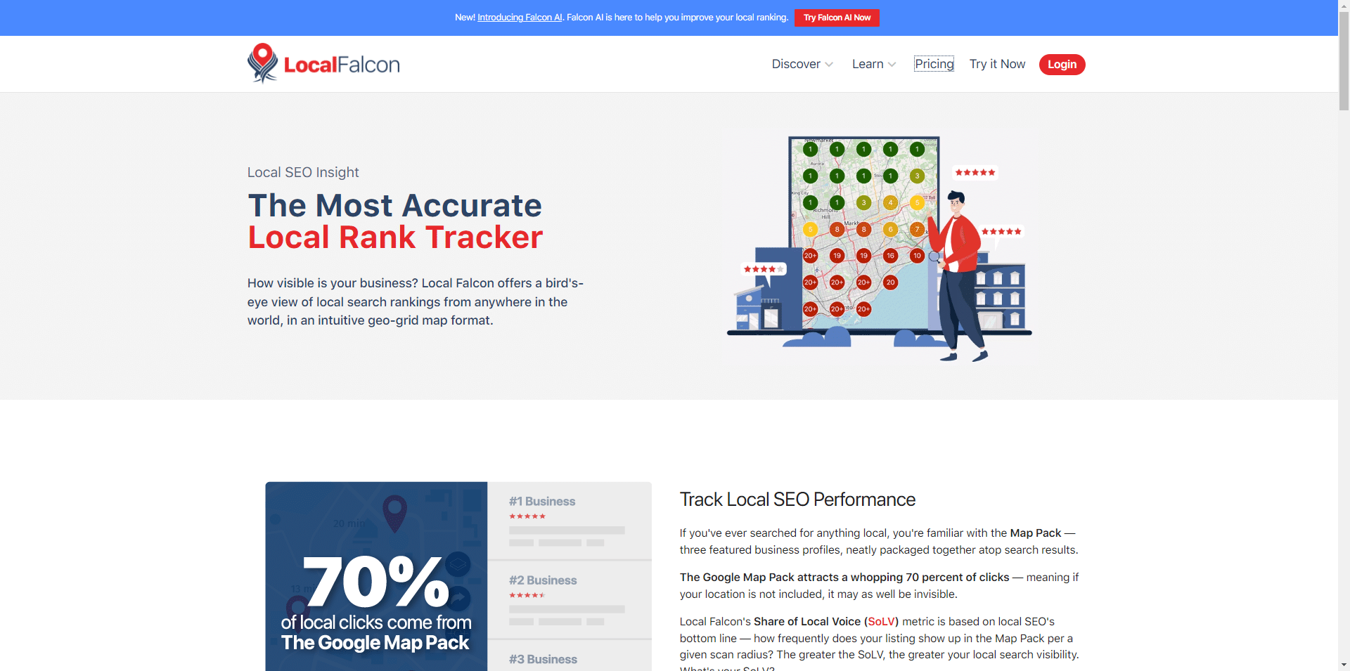 Local Falcon – Best for Tracking Local SEO Performance