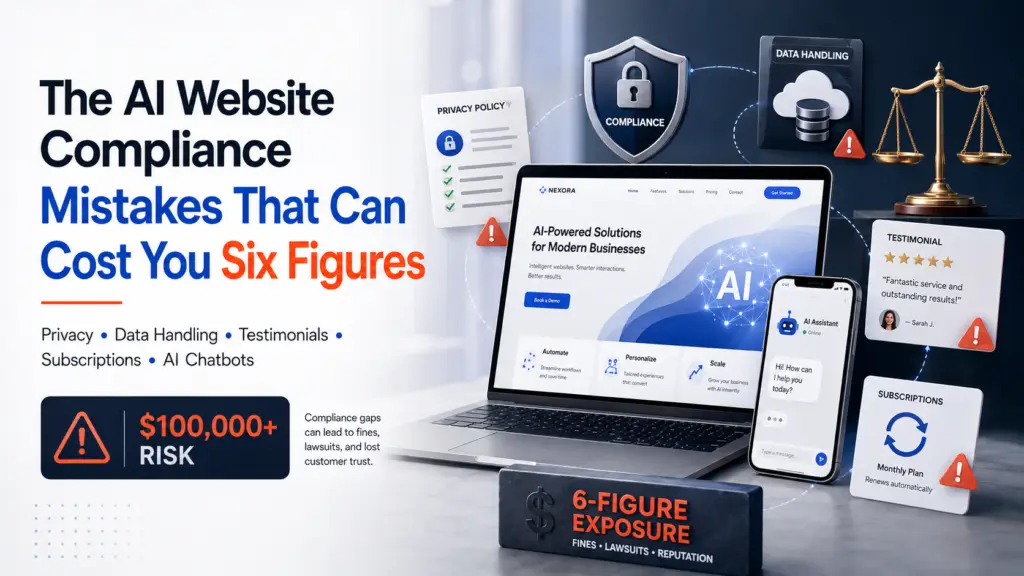ai website compliance mistakes