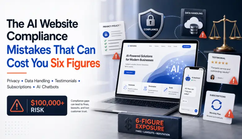 The AI Website Compliance Mistakes That Can Cost You Six Figures